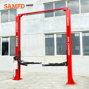 SAMFD Factory <span class=keywords><strong>Precio</strong></span> bajo Pórtico de 2 postes Hidráulico Desbloqueo eléctrico <span class=keywords><strong>Garaje</strong></span> Utiliza un elevador de automóviles Piso transparente 2 postes 4T/4,5 T/5T - Product Image 5