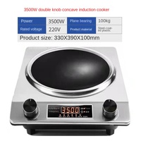 Nueva Cocina de Inducción Eléctrica con Pantalla Táctil de 3500W, Cinco Niveles de Ajuste, Temporizador, Control de Temperatura, Superficie Plana