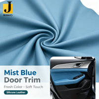 Jemery – Alternative en silicone auto-adhésif pour panneaux de porte intérieurs de voiture, résistante à la chaleur, occultante, extensible et imperméable