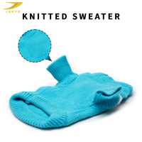 Pull-over tricoté élégant pour animaux de compagnie avec nœud blanc, vêtements d'hiver chauds pour petits chiens, vente en gros de pulls pour animaux de compagnie, fabriqué par JANYO