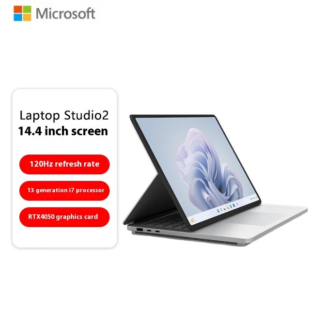Surface Laptop Studio 2 13th Gen Intel I7 32G+1T Rtx4050 14.4-inch 32GB/1TB SSD Gaming Laptop