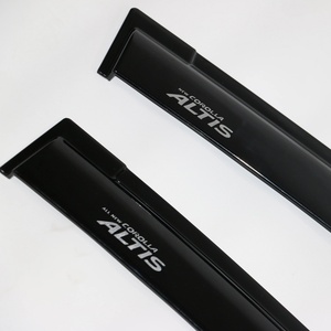 KQD Vente en gros Déflecteur de vent pour vitres de voiture, visière de protection solaire et garniture décorative pour Toyota COROLLA 2018-ON - Product Image 5