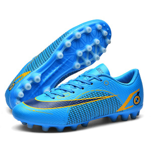 <span class=keywords><strong>Botas</strong></span> de fútbol para niños y niñas, zapatillas de entrenamiento de cuero, césped <span class=keywords><strong>artificial</strong></span>, AG nails - Product Image 6