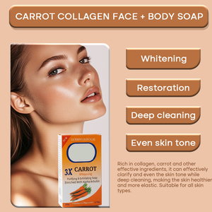 Jabón Artesanal en Barra de 250g con Ácido Kójico, Cúrcuma, Papaya y Zanahoria, Personalizable en Pequeños Lotes, SPF 30, Jabón Facial Aclarante - Product Image 3