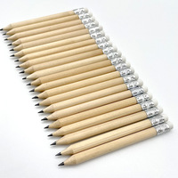 Mini crayons en bois de 3,5 pouces (8,8 cm), crayons gras en graphite HB pour les tout-petits, les débutants, les enfants d'âge préscolaire, la maternelle, l'apprentissage de l'art