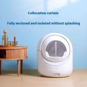 Caja <span class=keywords><strong>de</strong></span> <span class=keywords><strong>arena</strong></span> <span class=keywords><strong>para</strong></span> <span class=keywords><strong>gatos</strong></span>, Cajón Grande completamente cerrado, inodoro inteligente, pedal antisalpicaduras automático, desodorante, <span class=keywords><strong>arena</strong></span>, plástico PP - Product Image 4