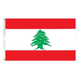 3x5FT Polyester Cheap Price Lebanon Country <b>Flag</b> and National <b>Flag</b> With Two Grommets - Product Image 2