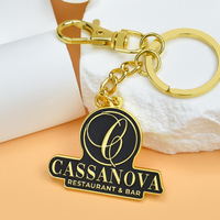 Porte-clés personnalisé avec logo religieux en forme d'abeille, plaqué or, en métal émaillé, pour cadeau promotionnel