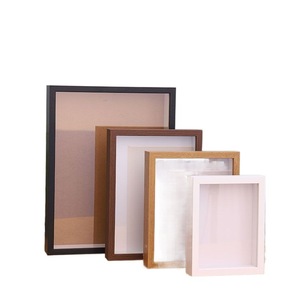 Diy Dried Flower Photo <b>Frame</b> Rectangle Wooden 3D Tabletop <b>Frame</b> For Living Room And Study - Product Image 2