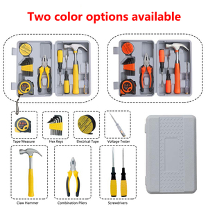 Ensemble d'outils ménagers en acier au carbone <span class=keywords><strong>de</strong></span> 36 pièces, kit d'outils à main pour la réparation à domicile avec étui rigide pour le bricolage et l'entretien domestique - Product Image 5
