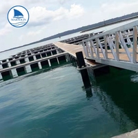 Ponton flottant en alliage d'aluminium Marnolin avec plateforme de marina pour yacht en mousse EPS, quai flottant Guangdong