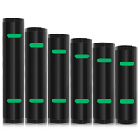 Film en rouleau épais noir transparent recyclable en PE+PA, matériau nylon à points, thermoscellable et imprimé, pour sacs de conservation sous vide alimentaire, gelée et lait