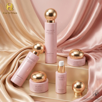 Bouteilles en verre personnalisées avec logo, emballages cosmétiques de luxe pour soins de la peau, contenants avec pompe et compte-gouttes, vente en gros d'usine