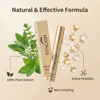 Sérum coréen végétalien à l'huile de ricin pour la croissance des cils, plus longs, plus épais, hydratant, sans prostaglandine, marque privée, vente en gros