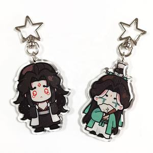 Translucent Printed Custom Cartoon Anime Epoxy Acrylic Charms <b>Key</b> <b>Chains</b> - Product Image 3