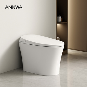 Inodoro de Cerámica Sólida con Acabado en Cobre y Función de Calor para un Baño Confortable - Product Image 2