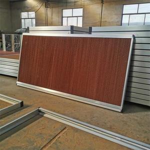 6090 7090 Brown Coated Evaporative <b>Cooling</b> <b>Pad</b> Agriculture Greenhouse System Aluminum Alloy - Product Image 3