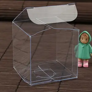 Small Pet Transparent Package Box Plastic Handles For Carton Jewelry Box