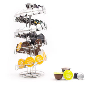 Soporte giratorio de Metal de hierro <span class=keywords><strong>Dolce</strong></span> <span class=keywords><strong>Gusto</strong></span> K-cup Catiffity <span class=keywords><strong>Nespresso</strong></span> para cápsulas de café para estante de almacenamiento de soporte de exhibición - Product Image 4