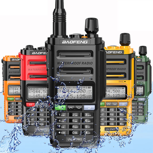 Baofeng UV9R UV 9R Pro 5W & 8W IP67 Waterproof Walkie Talkie with CE FCC Communication Transceiver UHF VHF Dual Band Ham Radio