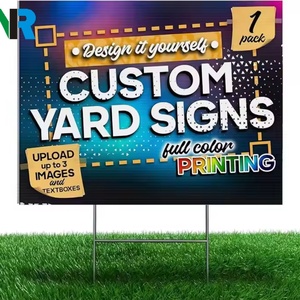 Letras de Feliz Cumpleaños para Jardín NR Outdoor, Diseño Ecológico con Estacas en Forma de H y Tarjetas para Jardín - Product Image 1