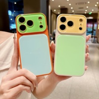 Nouvelle Coque de Téléphone en Acrylique Multicolore Contrastée Antichoc et Protectrice pour iPhone 18 17 Pro Max 16 15 Pro 15 14