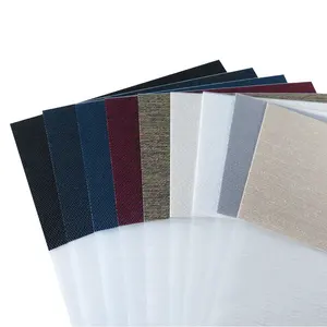 Tissu moderne de haute qualité résistant aux UV occultant double couche jour et nuit en polyester zèbre pour les fournisseurs chinois