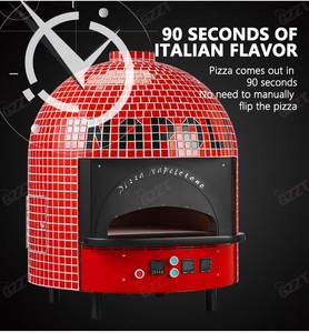 <span class=keywords><strong>Four</strong></span> à <span class=keywords><strong>pizza</strong></span> électrique en pierre à haute température de 600 <span class=keywords><strong>degrés</strong></span> Celsius, <span class=keywords><strong>four</strong></span> à <span class=keywords><strong>pizza</strong></span> italien traditionnel en pierre, <span class=keywords><strong>four</strong></span> à <span class=keywords><strong>pizza</strong></span> italien NAPOLI - Product Image 4