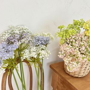 Ramo de Flores Artificiales de Encaje, Tallo Largo, Plástico, Alta Simulación, Decoraciones para Bodas - Product Image 2