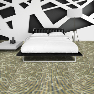 Azulejos de alfombra rectangulares comerciales Patrón personalizado <span class=keywords><strong>Tufted</strong></span> y <span class=keywords><strong>Loop</strong></span> Pila de pared a pared para oficina Hotel Sala de estar - Product Image 3