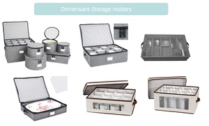 Premium <strong>Kitchen</strong> Organizer Lid Handle Dinnerware Storage Platter Storage <strong>Box</strong> - Product Image 3