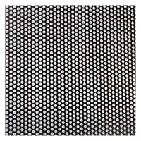 Feuille de couverture de grille de haut-parleur perforée en métal plaque de poinçonnage personnalisée