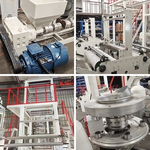 Máquina de Fabricación de Película Plástica de HDPE, Extrusora de Película de HDPE, Máquina de Extrusión de Película Soplada, Máquina para Hacer Rollos de Película, 70 - Product Image 3