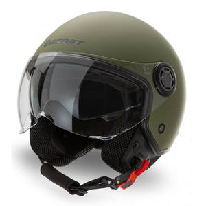 Casque jet double visière Befast RAPID III Vert militaire XS - Product Image 1
