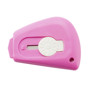 Cutter de sécurité rétractable OEM personnalisé avec logo rose pour bureau et école, mini-<span class=keywords><strong>couteau</strong></span> de <span class=keywords><strong>d</strong></span>écoupe pour papier et travaux manuels - Product Image 3