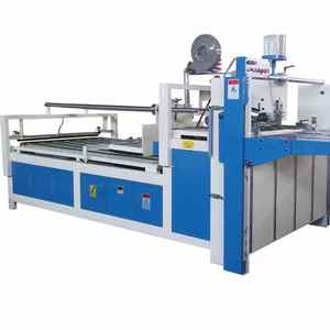 Caja de cartón semiautomática, máquina encoladora de carpetas, máquina encoladora plegable, máquina encoladora de cajas corrugadas - Product Image 1
