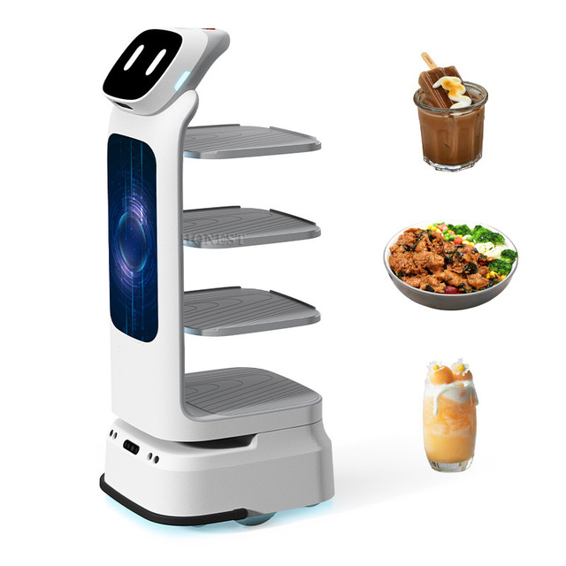 Made in China Food Delivery Robot / Robot Waiter for Restaurant / Robot Waiter