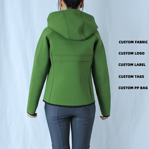 Veste d'équitation imperméable ARLAN pour femme, style moderne, matelassée, résistante aux intempéries, pour la compétition, avec des détails brillants - Product Image 2