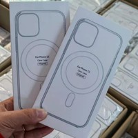 Pour iPhone 17 Pro étui Transparent TPU PC antichoc magnétique clair couverture de téléphone portable pour iPhone 17 16 15 14 13 12 11 Pro Max