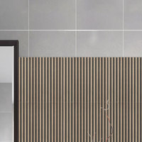 Panneaux muraux acoustiques prix d'usine panneaux acoustiques insonorisants panneau rainuré en bois