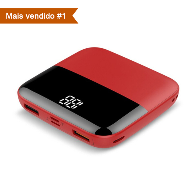 Portable Mini Power Bank 10000mAh Small Battery Pack Dual Usb Portable Charger for apple iPhone 15 Ultra Slim Powerbanks