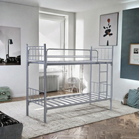 Lit superposé moderne en métal pour dortoir, lit simple pour usage scolaire et commercial en appartement, Tianjin Zehao MBB-35