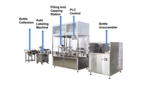 Machine de remplissage et de bouchage automatique de gel Hebo haute précision, équipement de remplissage de flacons de sérum pour gouttes ophtalmiques de 2 ml avec fonction d'étiquetage