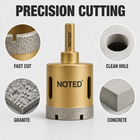 Vente directe usine : Kit de perçage de précision pour carrelage et verre avec guide à ventouse pour scie cloche diamantée, ensemble d'outils de travail populaire, coffret OEM