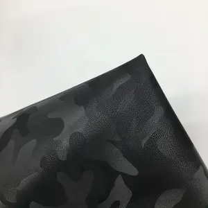 2020 China Lam Camouflage Pu Kunstleer Voor Schoenen