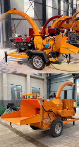 Lớn vườn cây ăn quả vườn bánh Máy Nghiền 220V sử dụng lâm nghiệp máy móc cho chi nhánh lá rơm gỗ chip băm nhỏ với vòng bi - Product Image 3