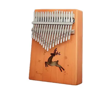 Kalimba Tines Kalimba 17键钢琴精美乐器多彩kalimba圣诞礼物