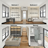 Services professionnels de conception d'architecture de maison à deux étages de style africain, plan de maison moderne avec garage et aménagement d'atelier