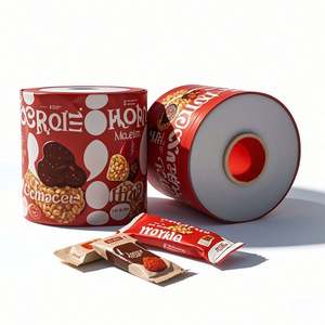 Custom Printed Ice Cream Popsicle Opaque Packaging Film Roll Aluminum Foil Laminated Plastic <b>Bag</b> Packaging Roll - Product Image 3