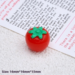 ตุ๊กตาผักและผลไม้ขนาดเล็กบ้านกล้วยแครอทข้าวโพดเครื่องประดับอาหารเรซินขนาดเล็ก - Product Image 5